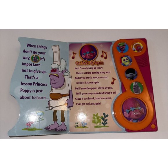 DreamWorks Trolls - Get Back Up Again Music Book 9781503712423 Board Book Wagner - Picture 8 of 10